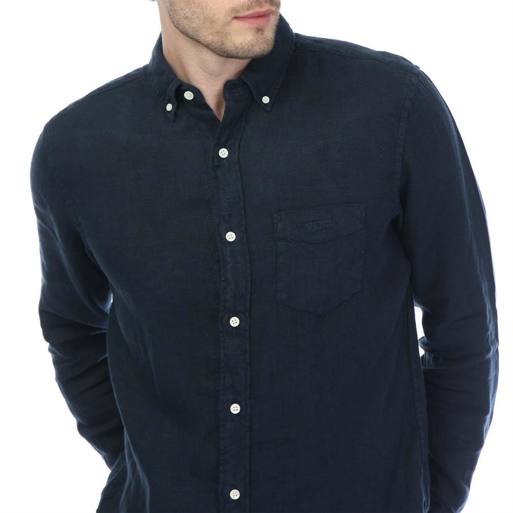 Gant Fit Garment Dyed Linen Shirt