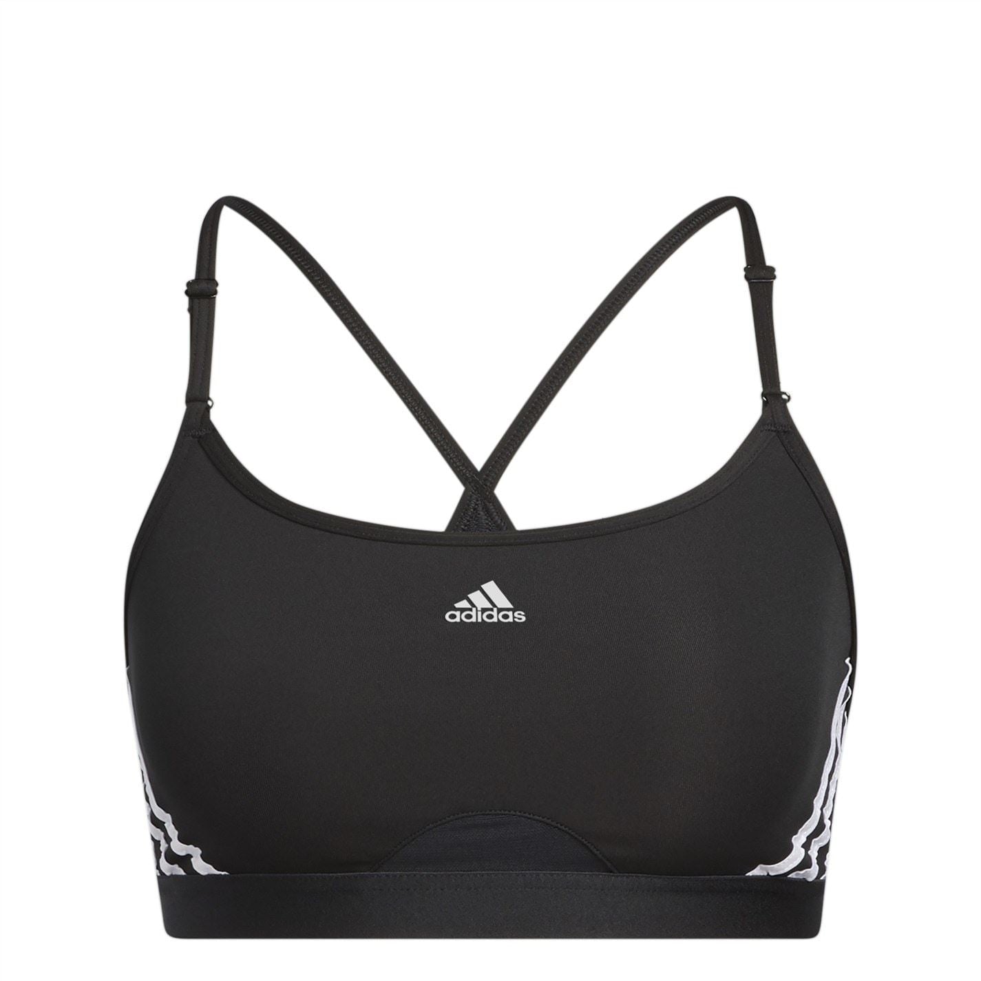 adidas Spaghetti Strap Scoop Neck Athletic Bra