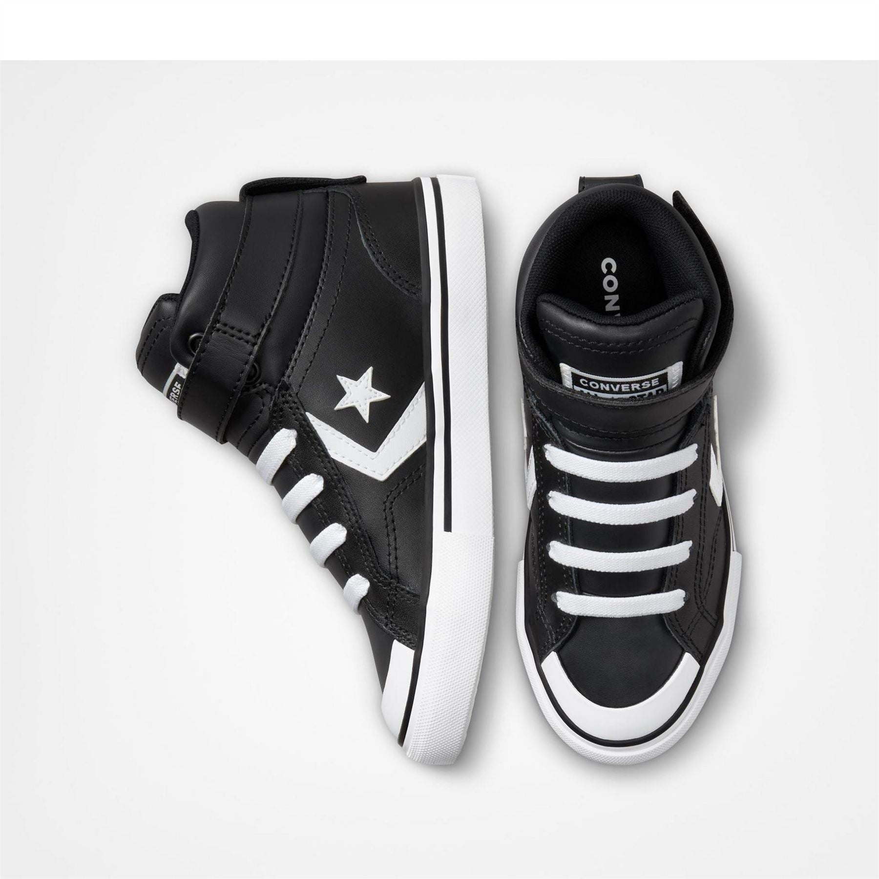 Converse Kids Pro Blaze Strap Leather High Top Trainers