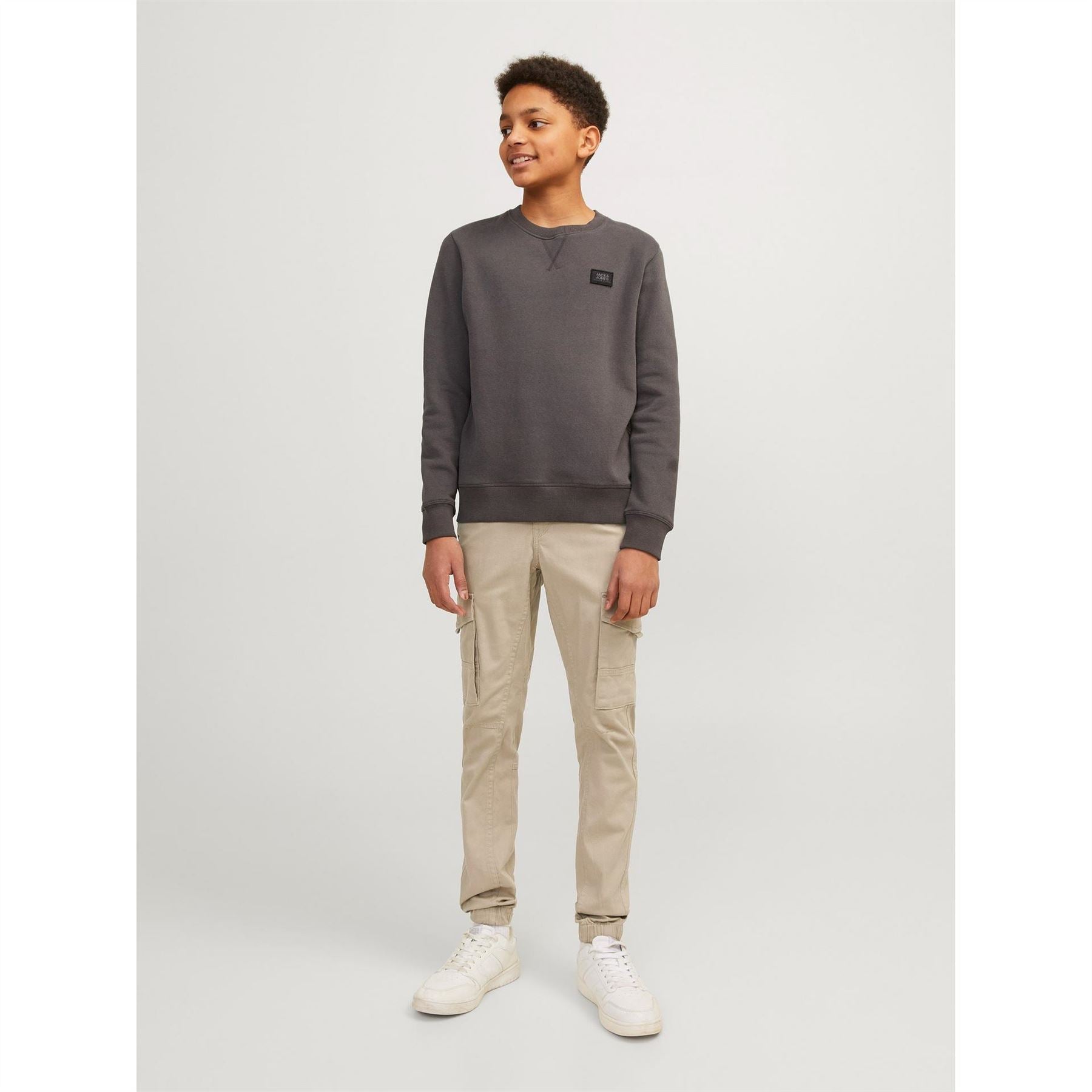 Jack and Jones Paul Flake Slim Stretch Cuffed Cargo Pants Junior