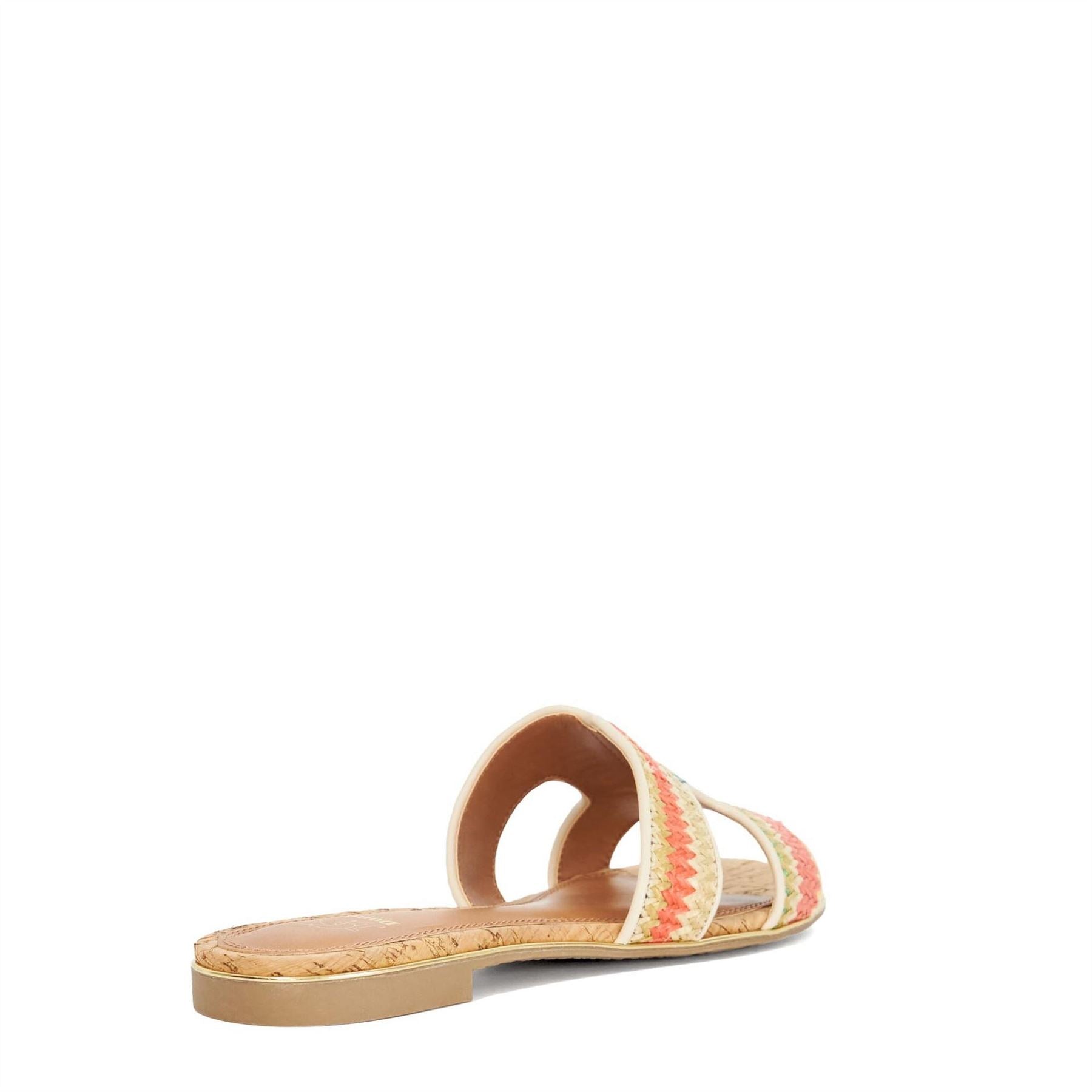 Dune London Open Toe Flatform Slide Sandals
