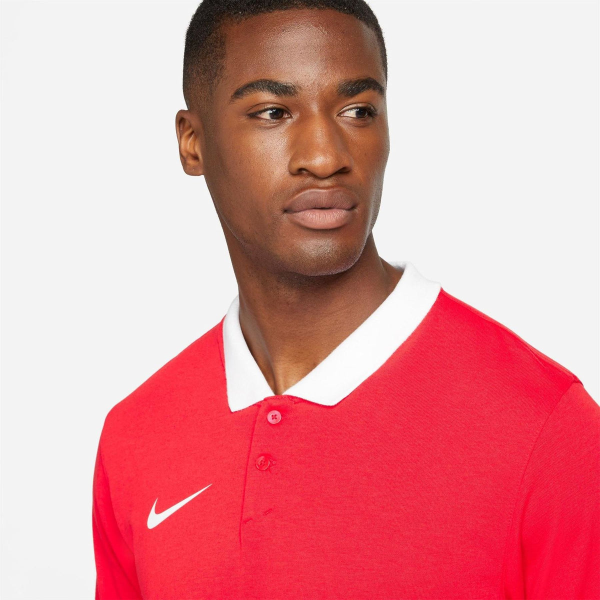 Nike Printed Logo Collared Neck Short Sleeve Shirt