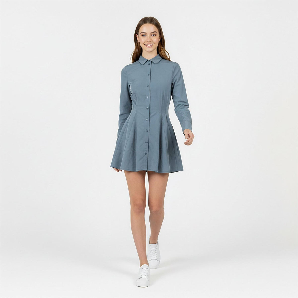 Jack Wills Collared Neck Mini A-Line Dress