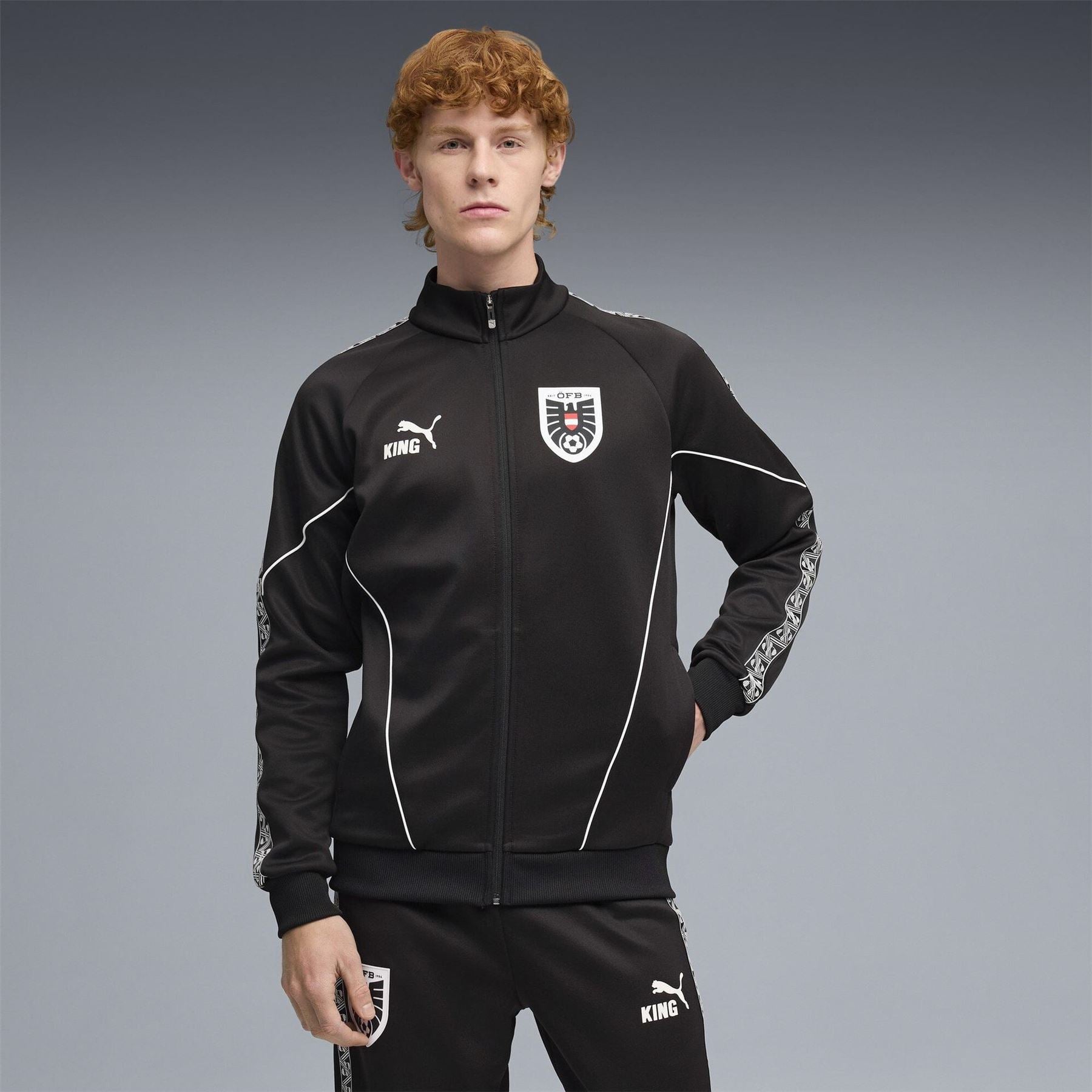 Puma Austria International Licensed Tracksuit Top