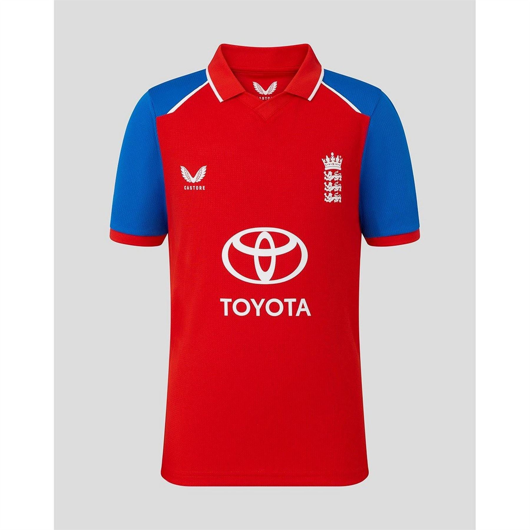 Castore Kids 26 27 England Cricket T20 Shirt