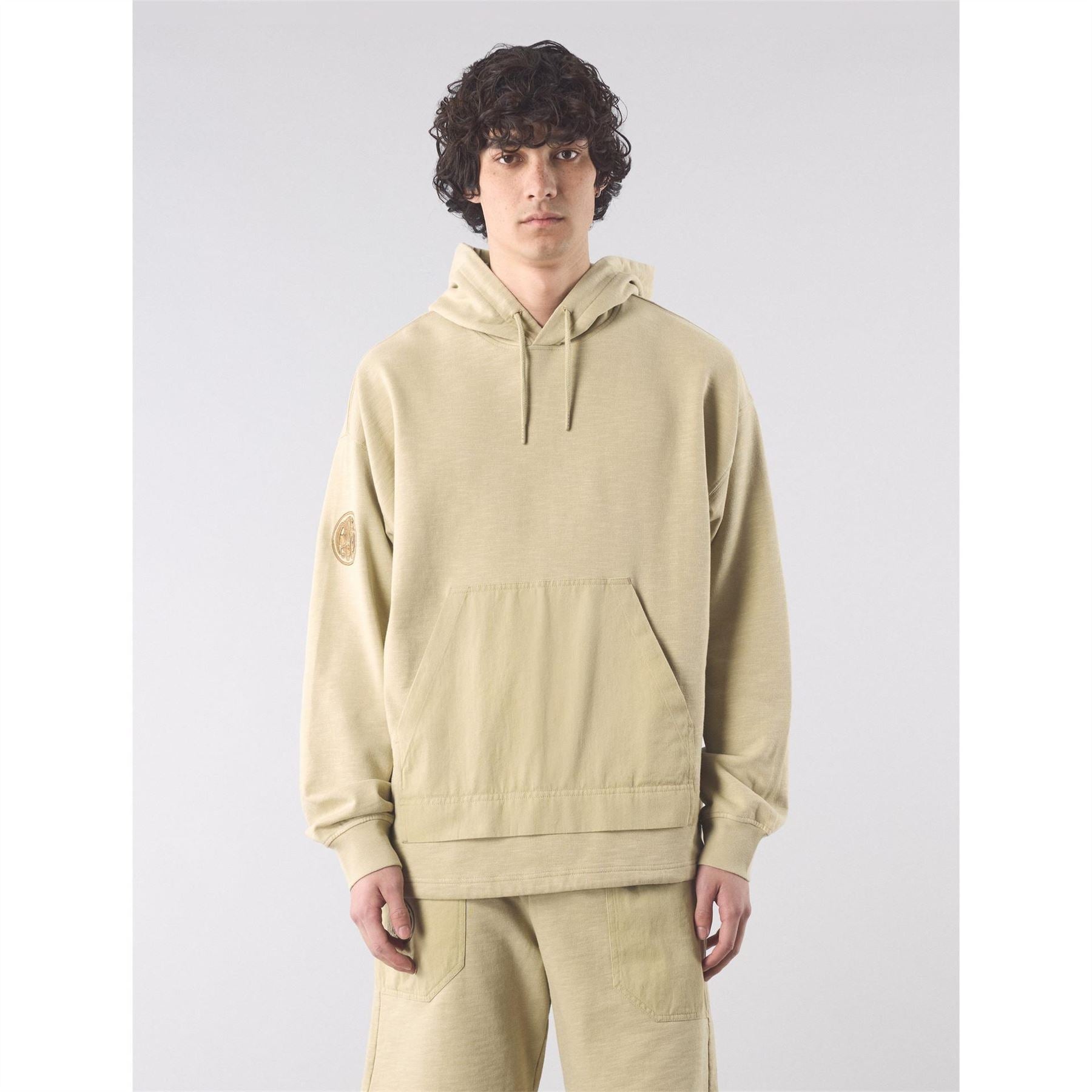 Pretty Green Relaxed Fit Hooded Sweatshirt