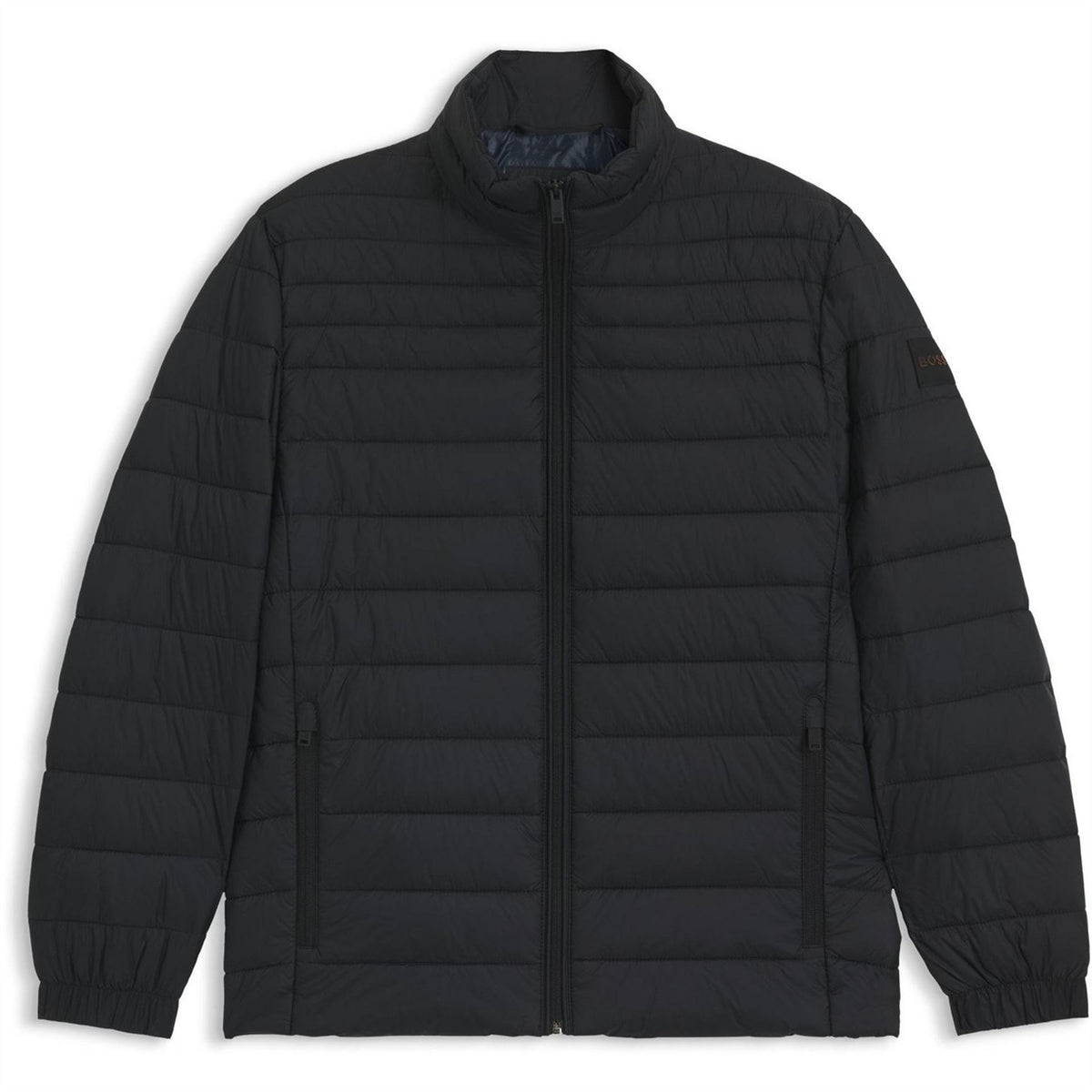 Boss Oden Orange Full Zip Puffer Jacket