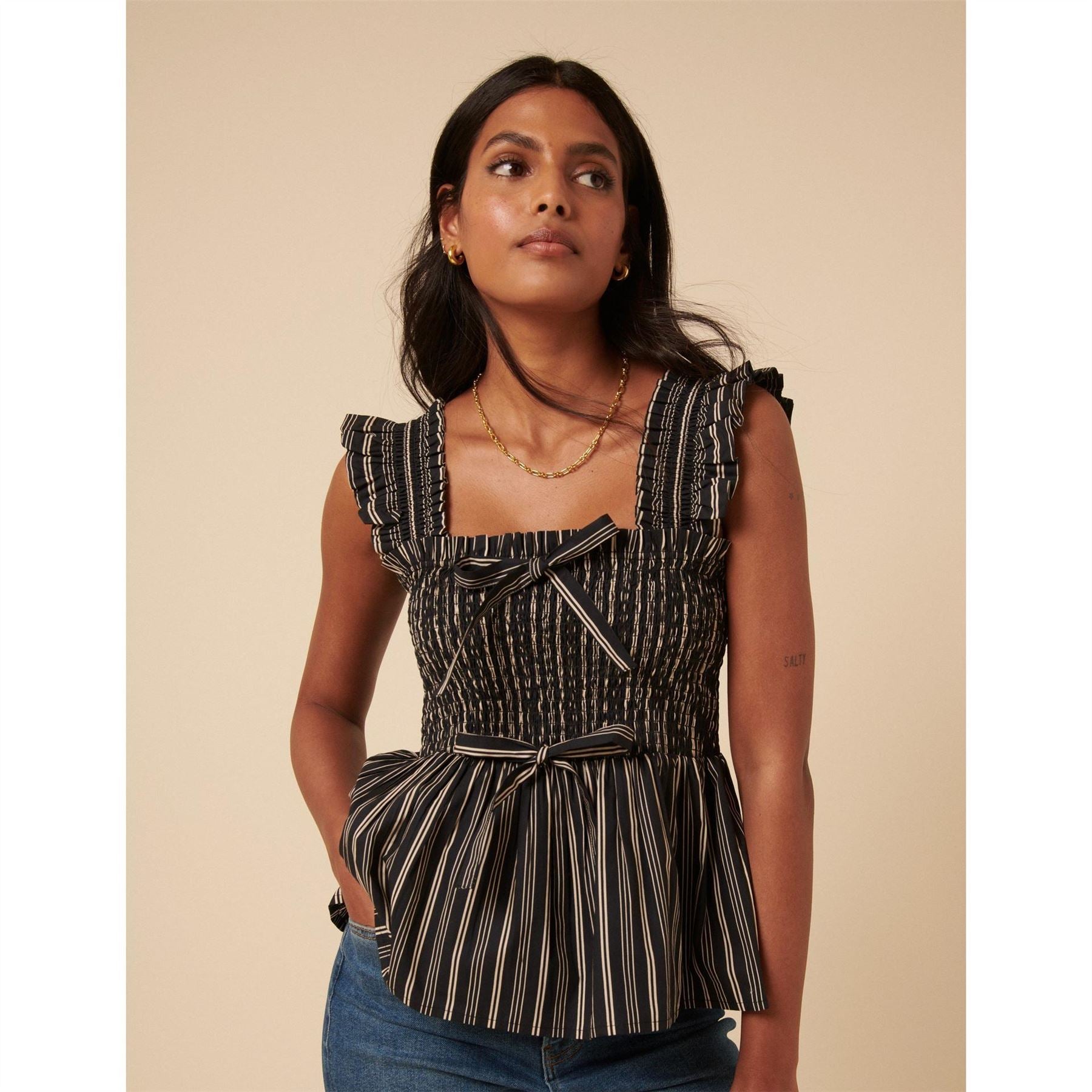 Nobodys Child Christina Peplum Top