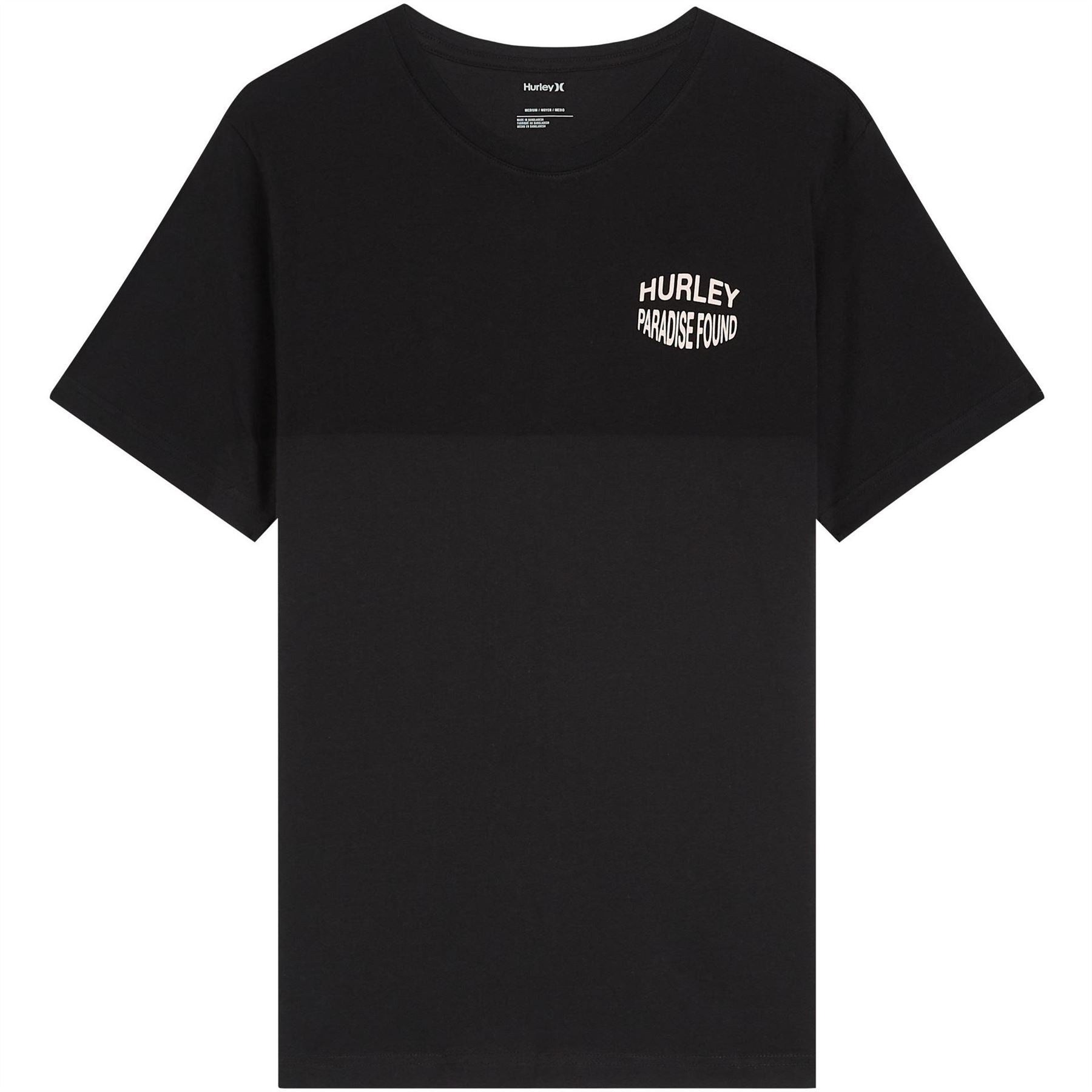 Hurley Paradise Printed Logo Crew Neck Short Sleeve T-Shirt