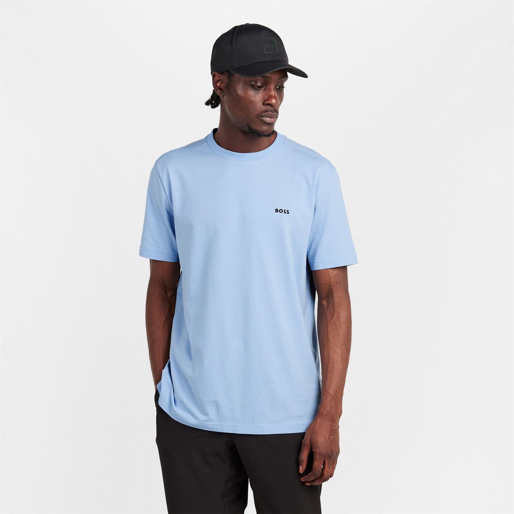 Boss BOSS GREEN T Shirt with Logo Design Stretch Cotton