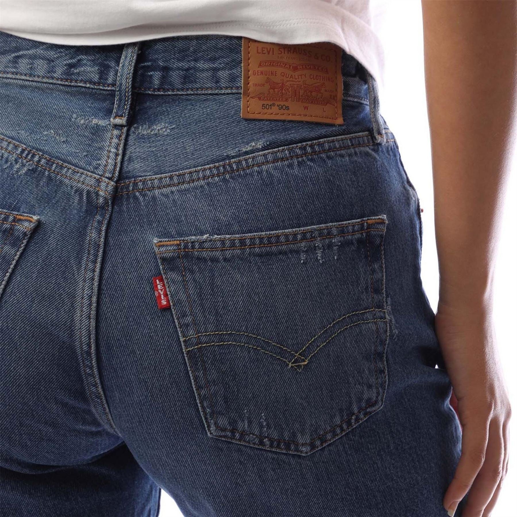 Levis 50190s Happy Denim Bermuda Shorts