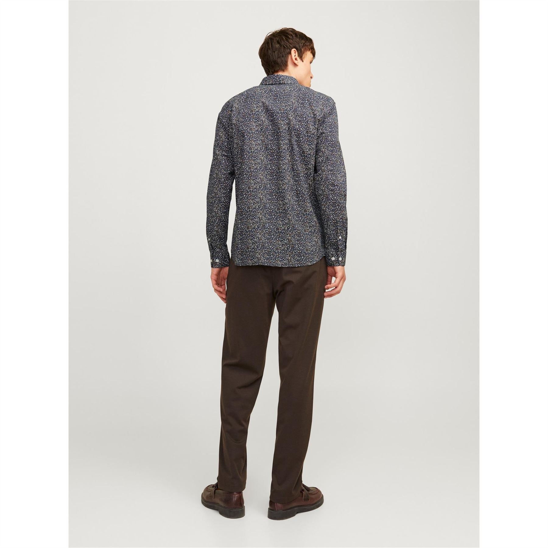 Jack and Jones All Over Print Slim Fit Dress Shirt