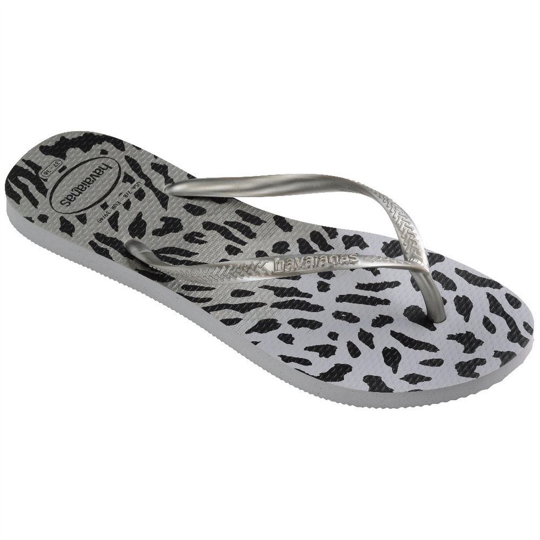 Havaianas Slim Leopard Patterned Flip Flops
