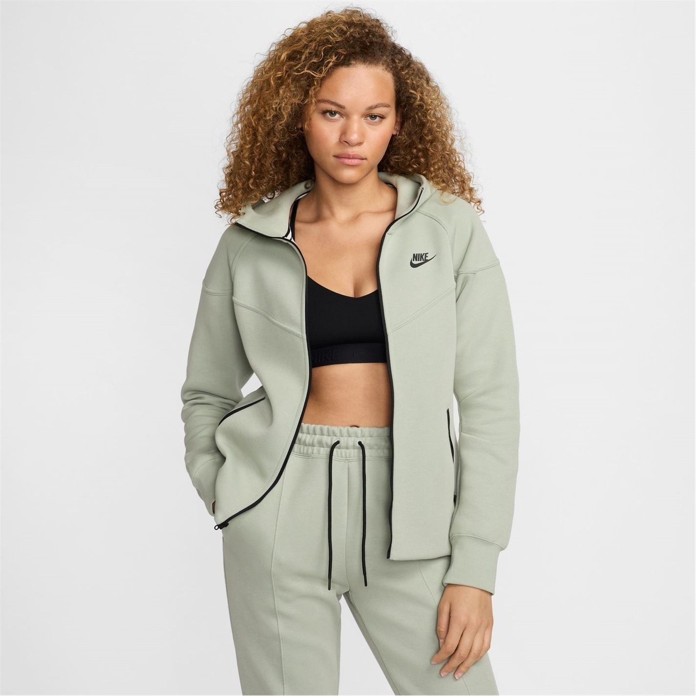 Nike Womens Sportswear Tech Fleece Full Zip Hoodie