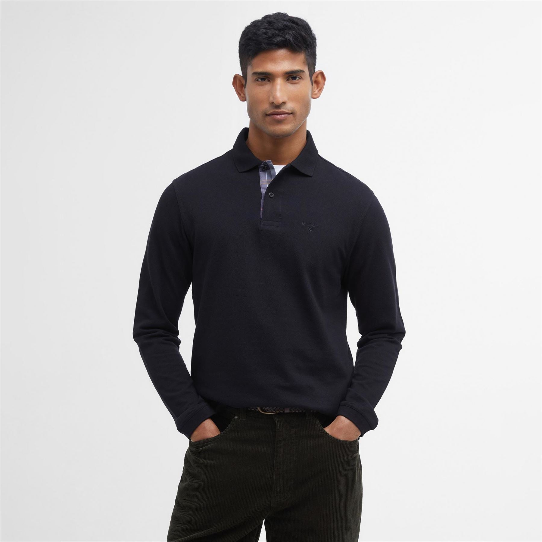 Barbour Long Sleeved Polo Shirt