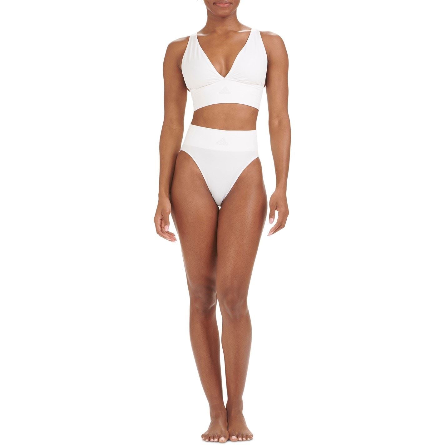 adidas Sport Active Seamless Micro Stretch Long Line Plunge Bra