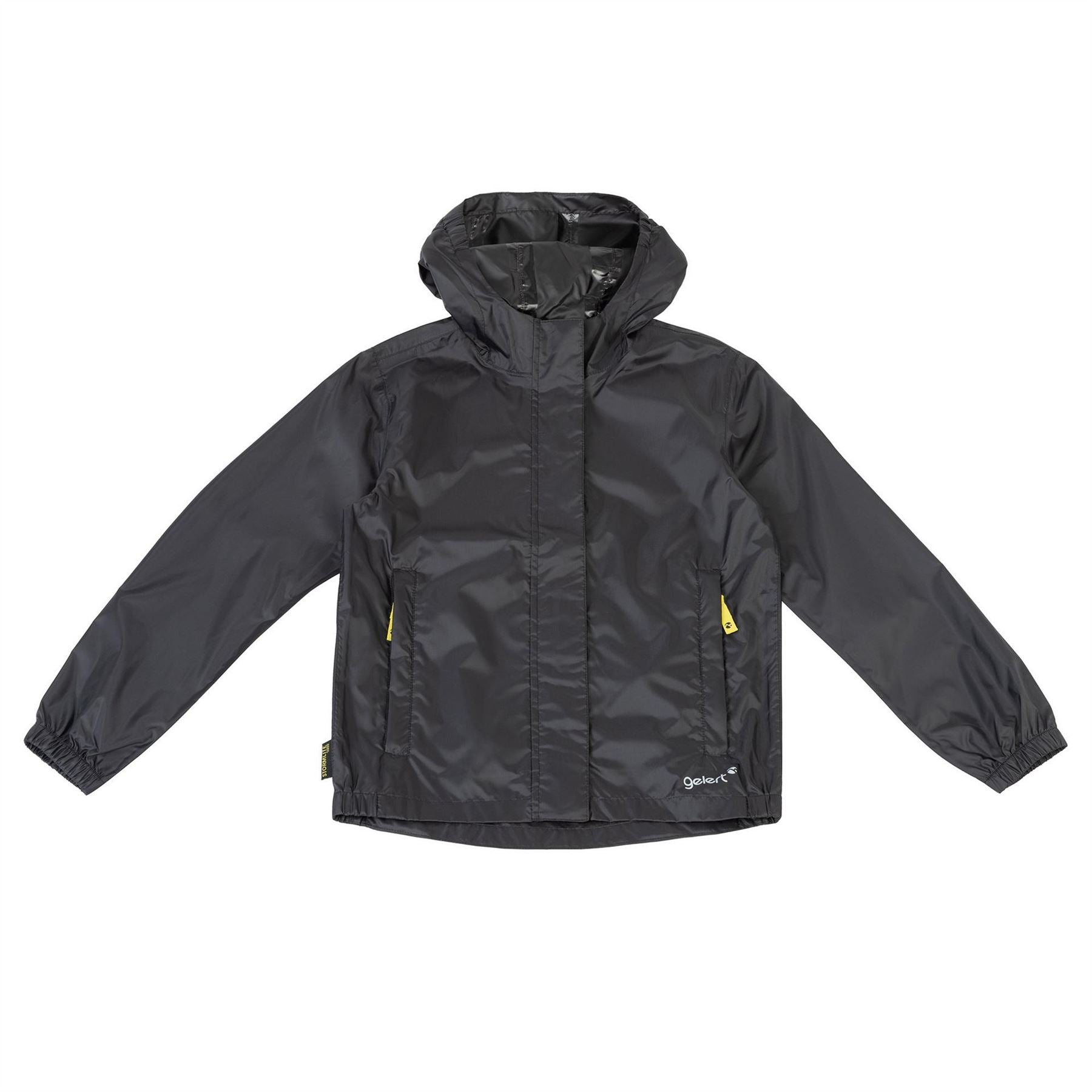 Gelert Kids Packaway Hooded Long Sleeve Waterproof Jacket