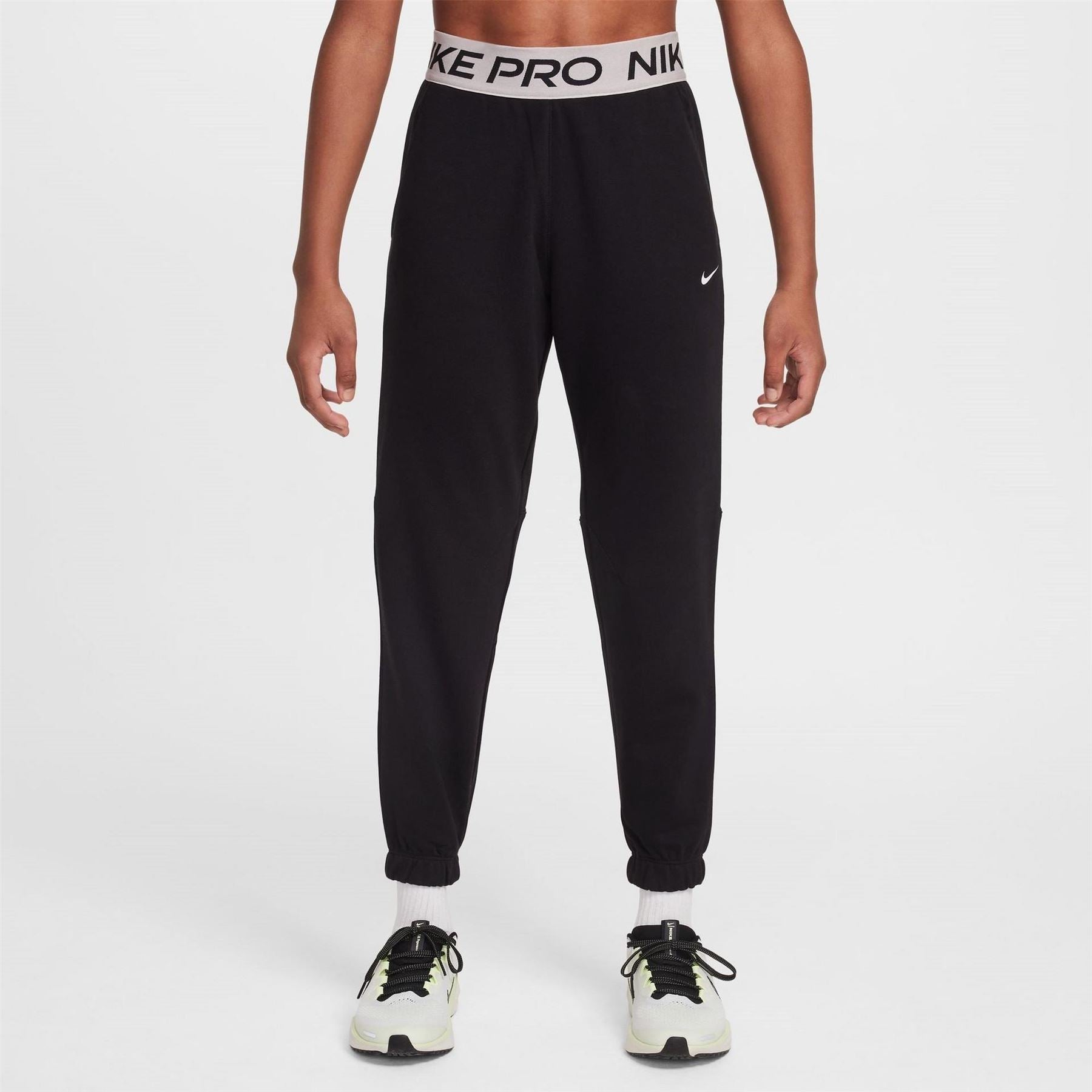 Nike Pro Fleece Solid Patterned Slim Joggers