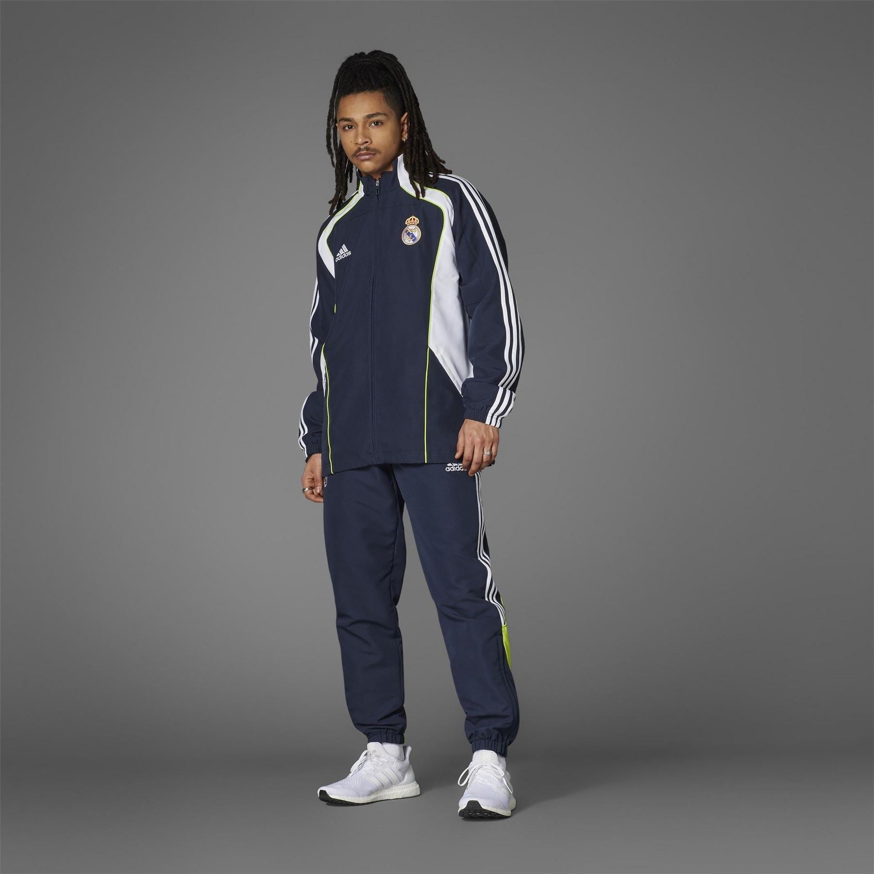 adidas Real Madrid Ubackpack Tracksuit Top Adults
