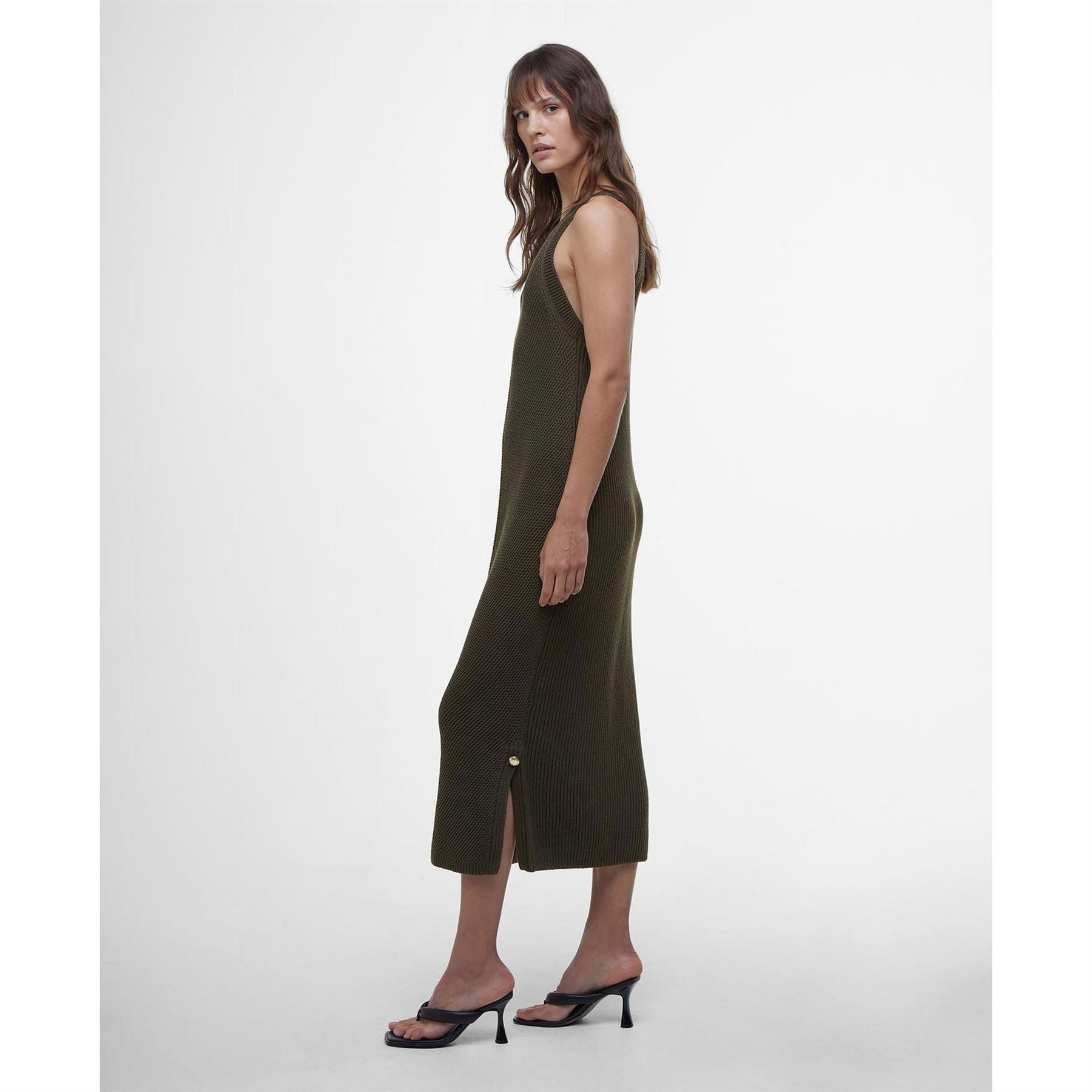 Barbour International Knitted Midi Dress
