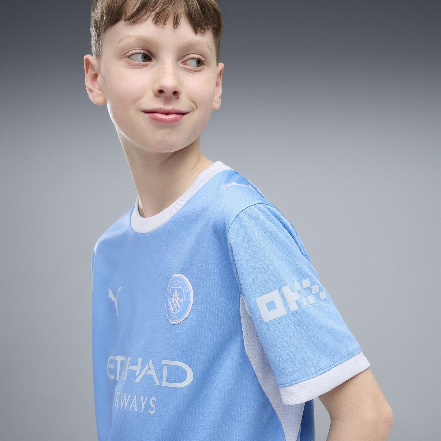 Puma City Home Shirt 2026 27 Juniors