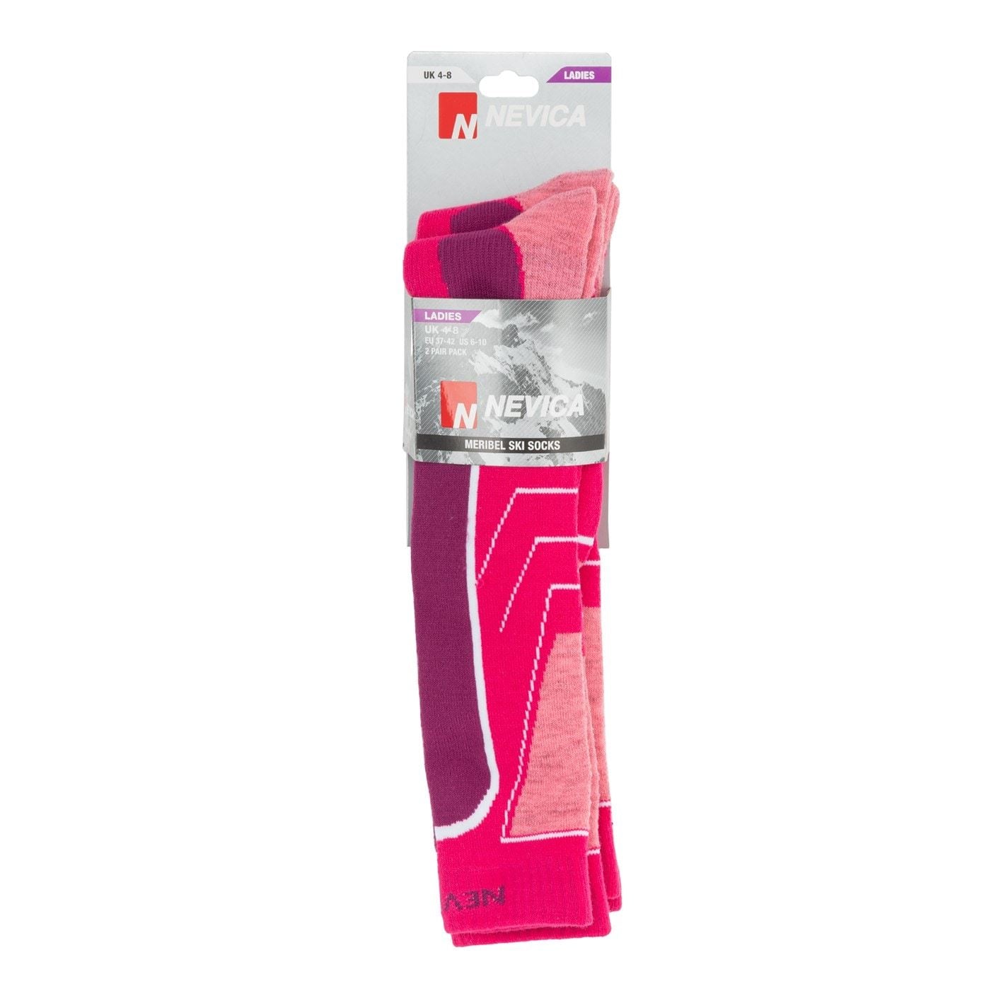 Nevica Womens Meribel 2 Pack Ski Sock