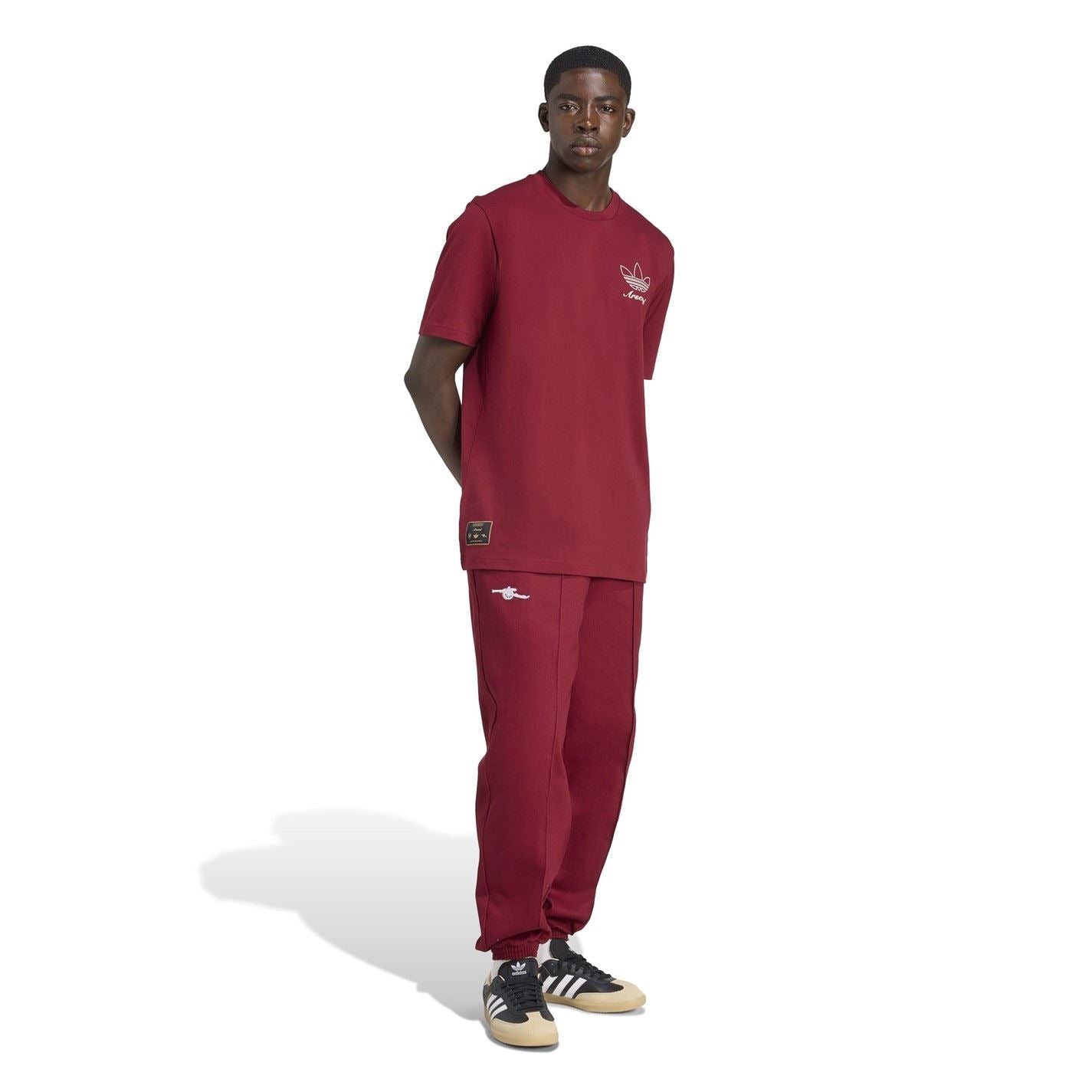 adidas Mens Arsenal Terrace Icons Graphic T-Shirt