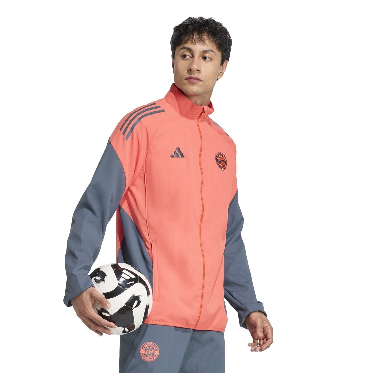 adidas Mens Bayern Tiro 25 Competition Presentation Jacket