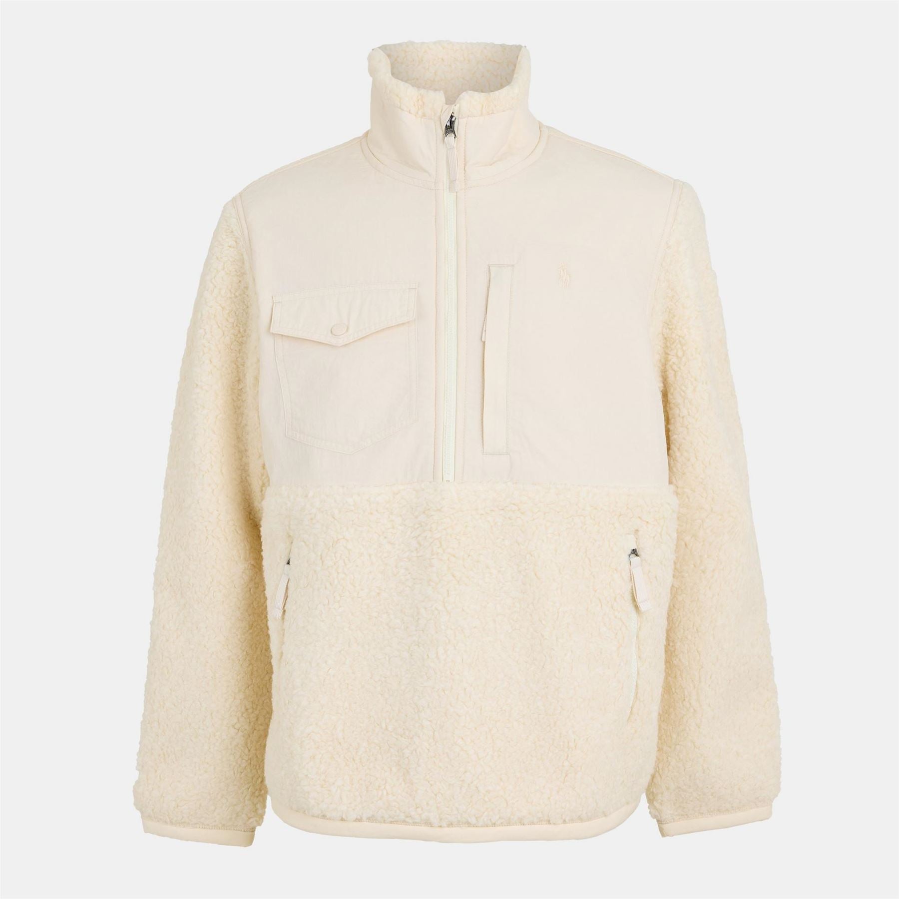 Polo Ralph Lauren Hipile Solid Patterned Full Zipper Hooded Neck Chest Pocket Jacket
