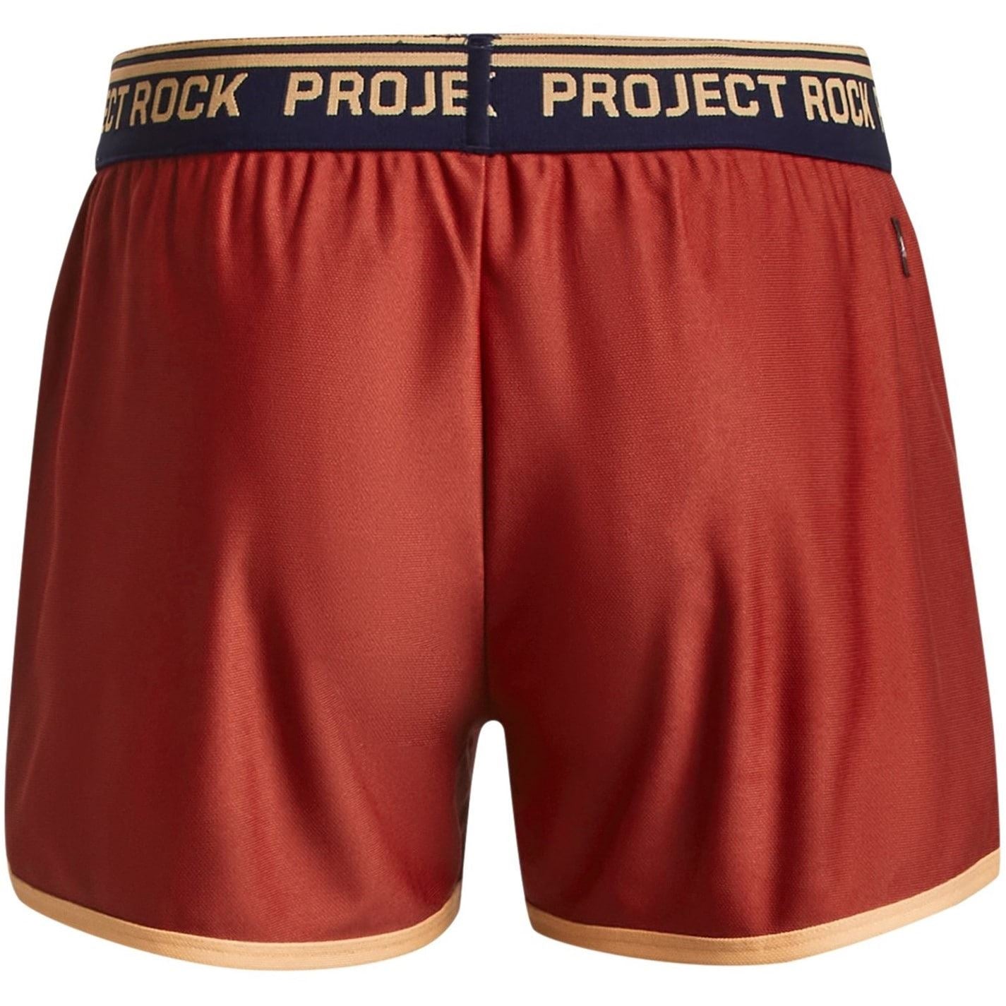 Under Armour Project Rock Play Up Shorts Junior Girls