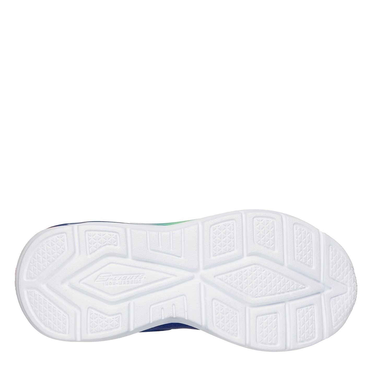 Skechers Lighted Gore  And  Strap Sneaker W Mids Light Up Trainers Boys