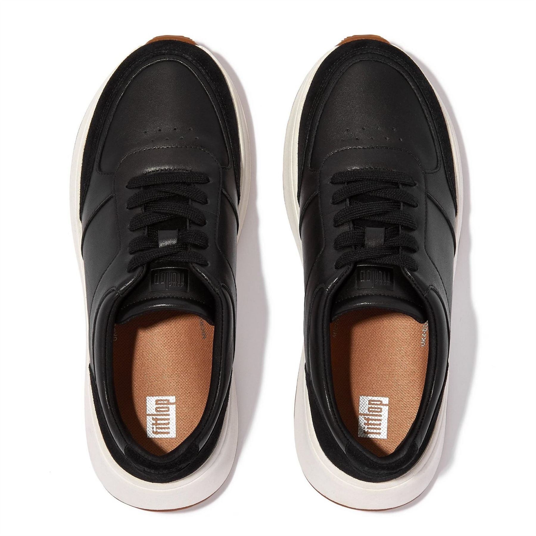 Fitflop Mode Leather Suede Flatform Trainers