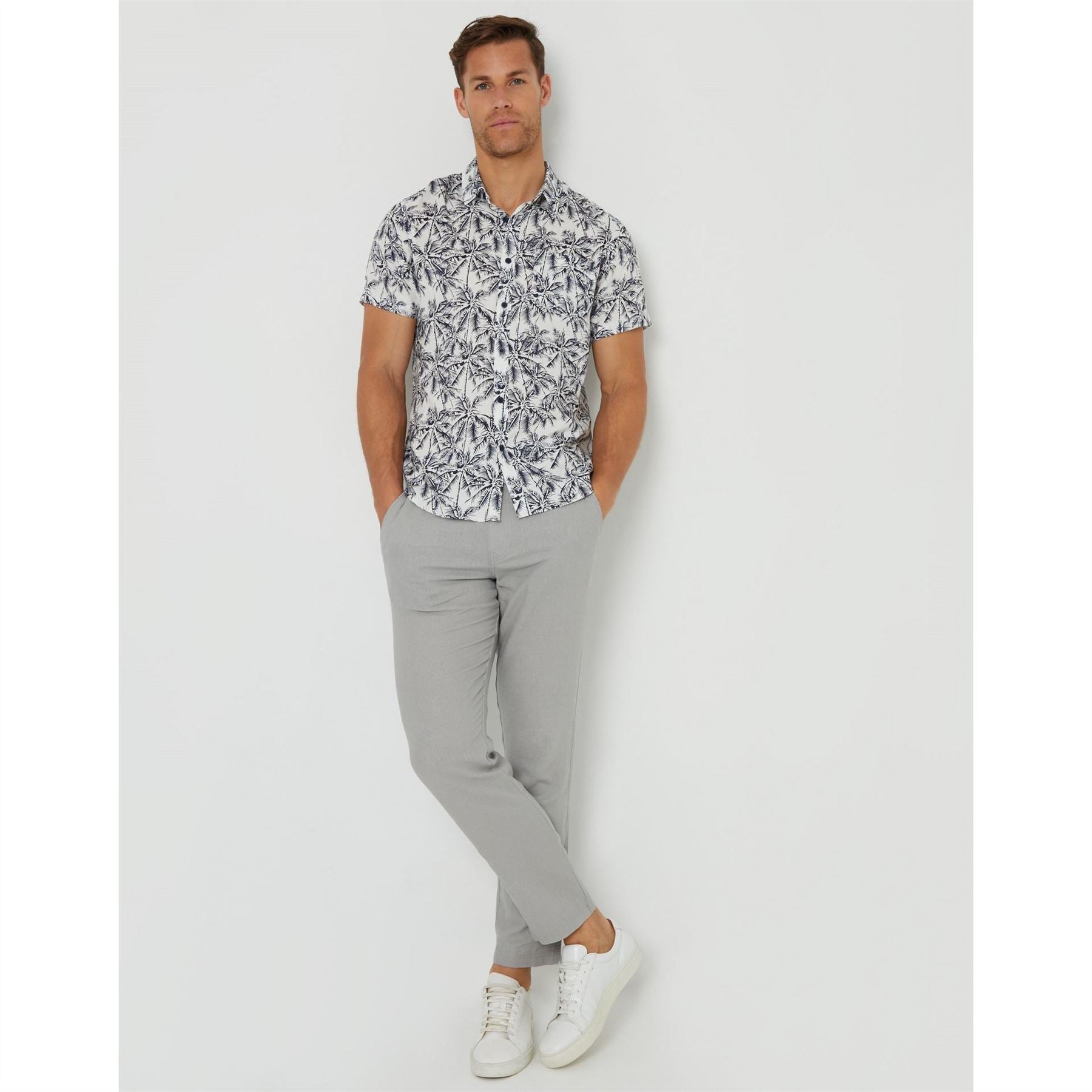 Threadbare Dormy Regular Fit Short Sleeve Shirt