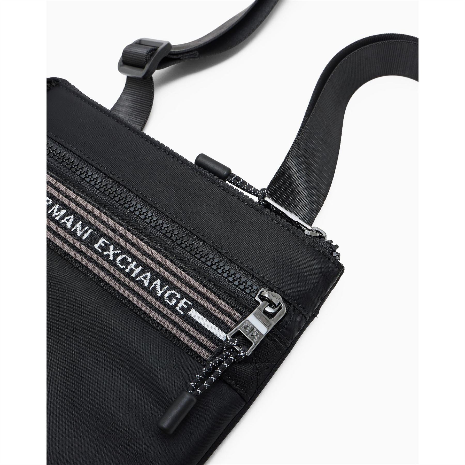 Armani Exchange Exchange Stripe Patterned Messenger Bag