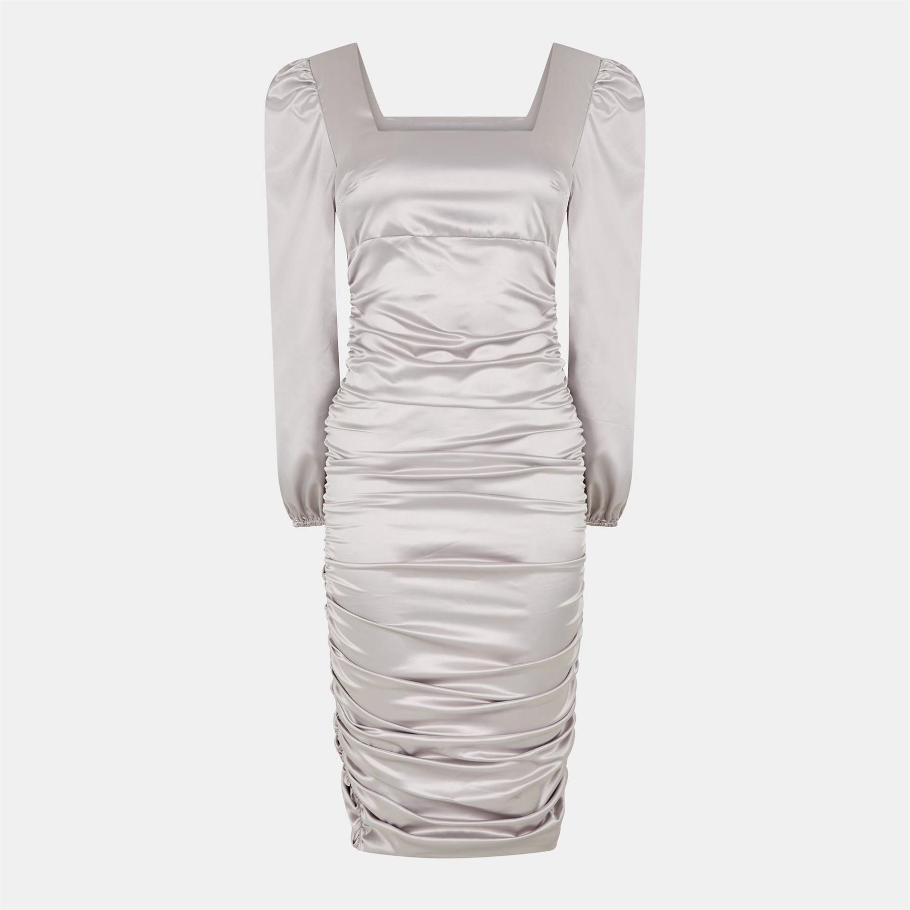 AX Paris Square Neck Ruched Dress