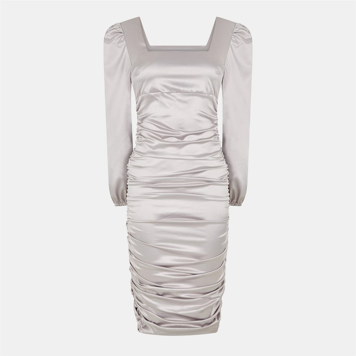 AX Paris Square Neck Ruched Dress