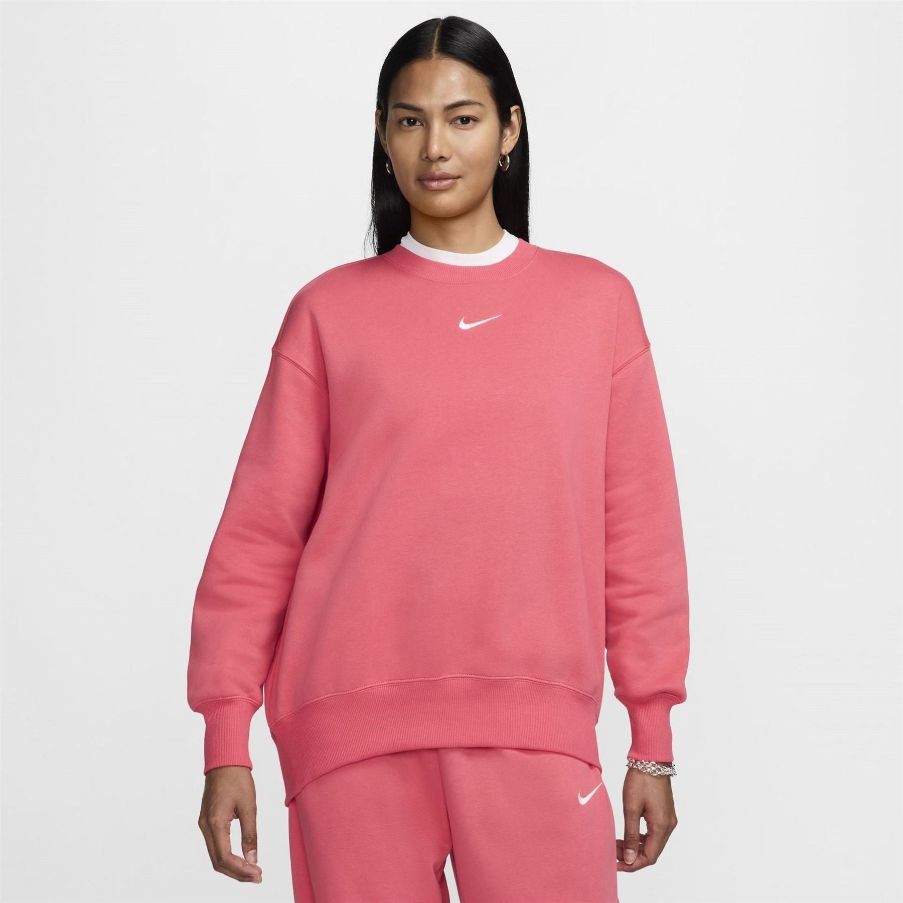 Nike Womens Sportswear Phoenix Fleece Oversized Crewneck Sweatshirt
