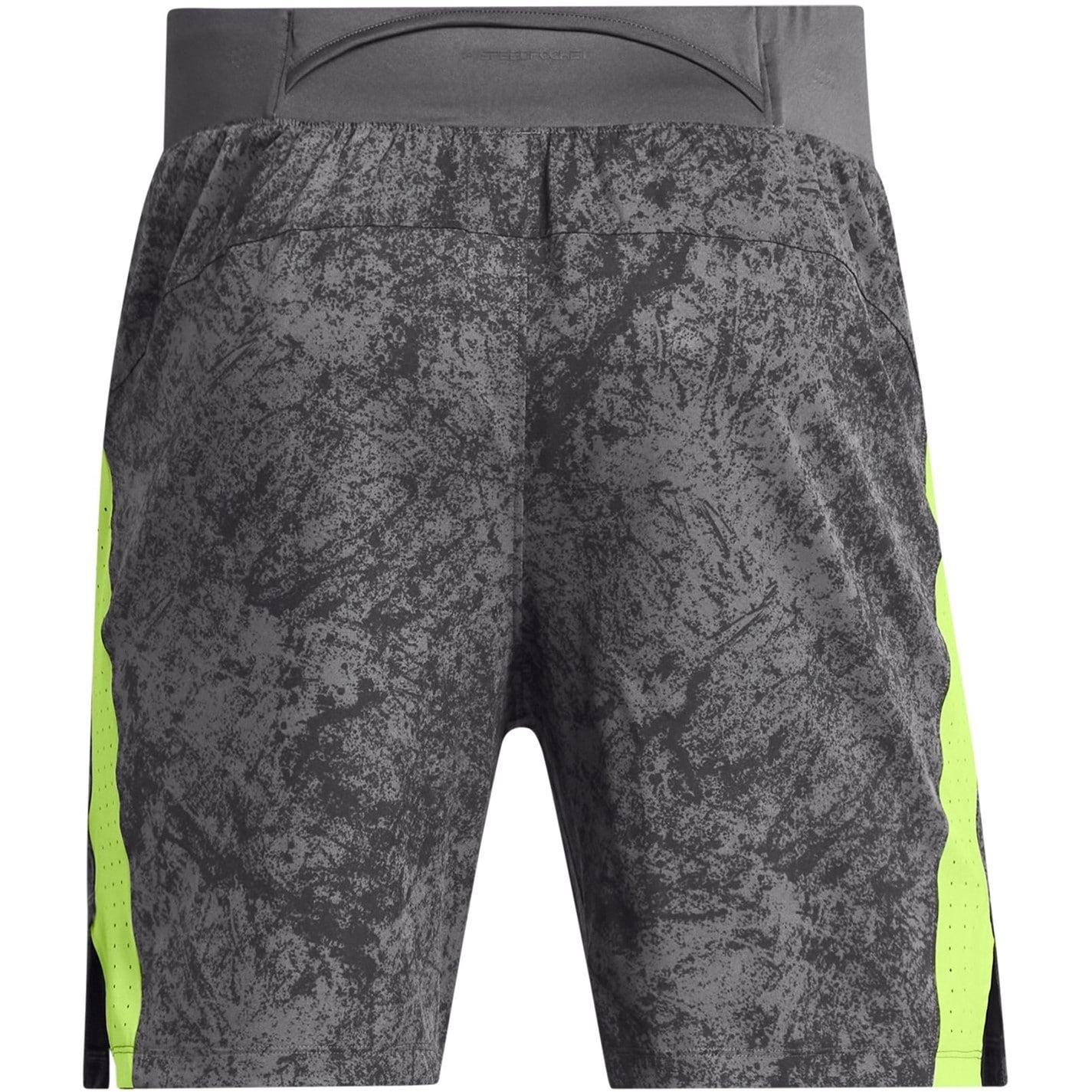 Under Armour Mens Armour Ua Launch Pro 7 Printed Shorts Running Shorts