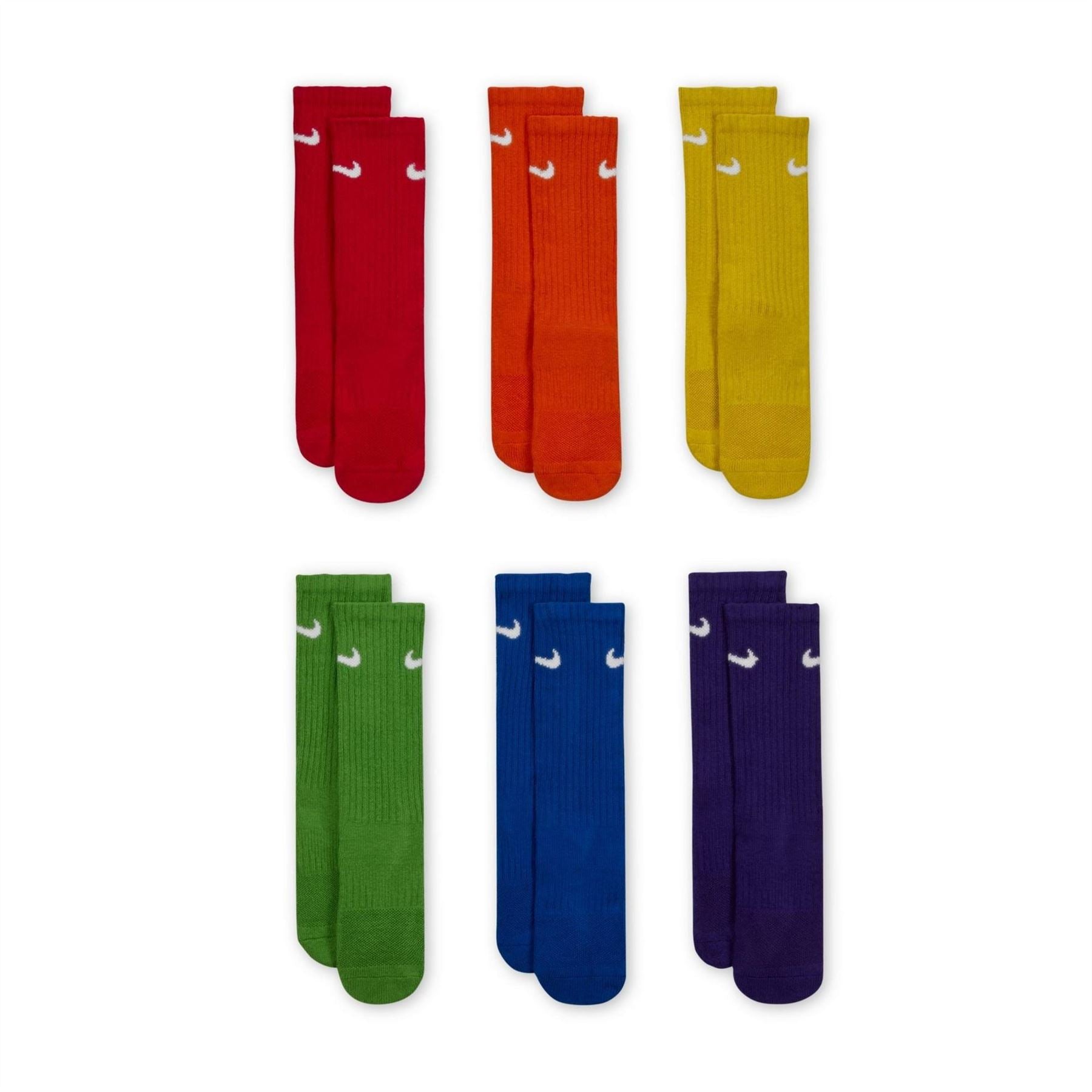 Nike 6 Pack Crew Trainer Socks