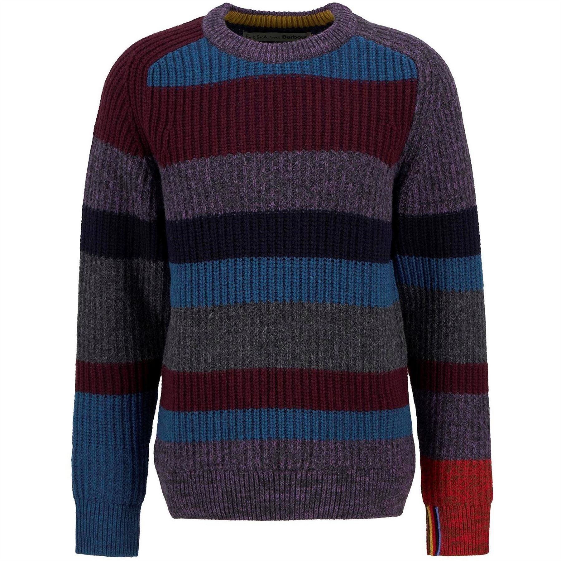 Paul Smith X Barbour Paul Smith Saddle Crew Neck Jumper