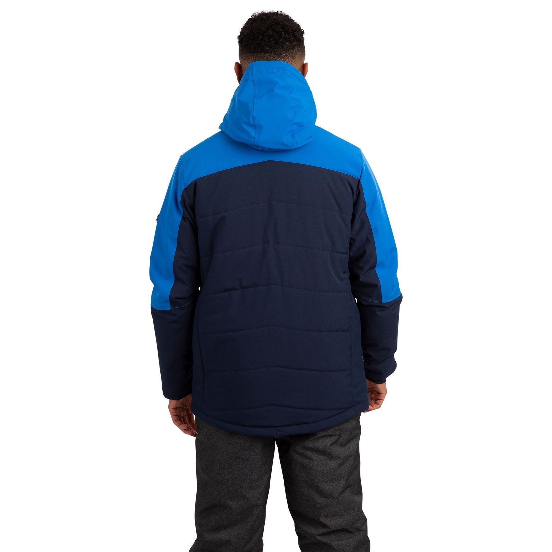 Trespass Bowie Hooded Ski Jacket with Zipped Pocket