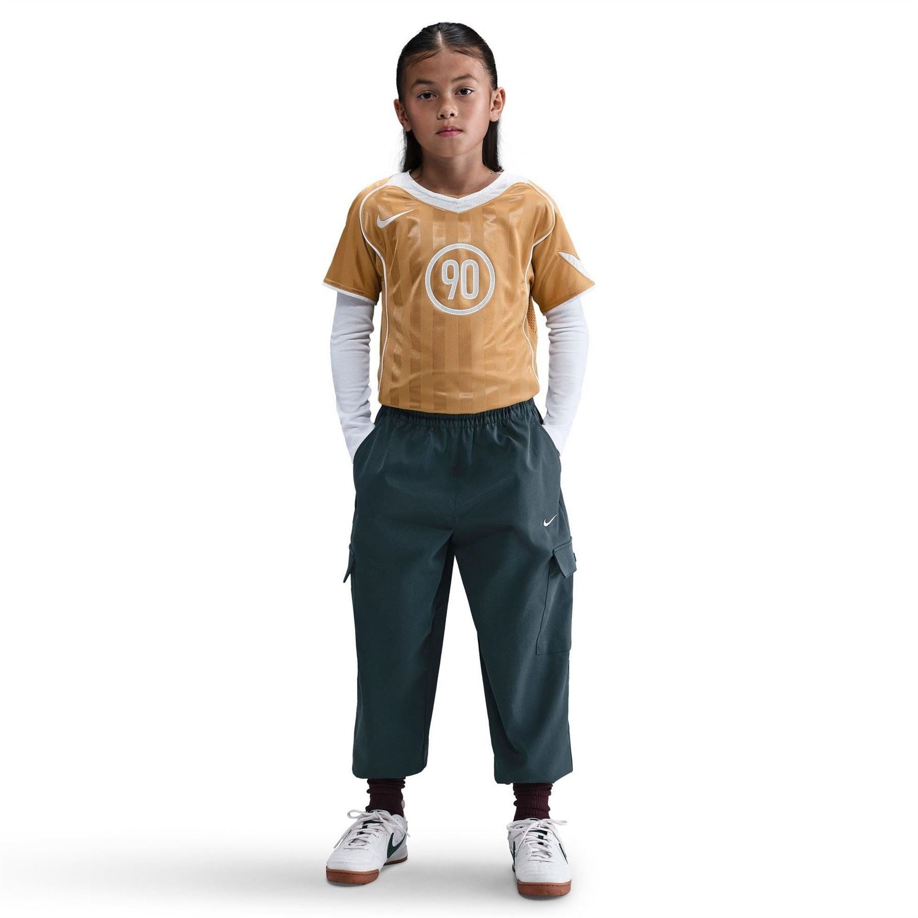 Nike T90 Energy V-Neck Raglan Short Sleeve Jersey