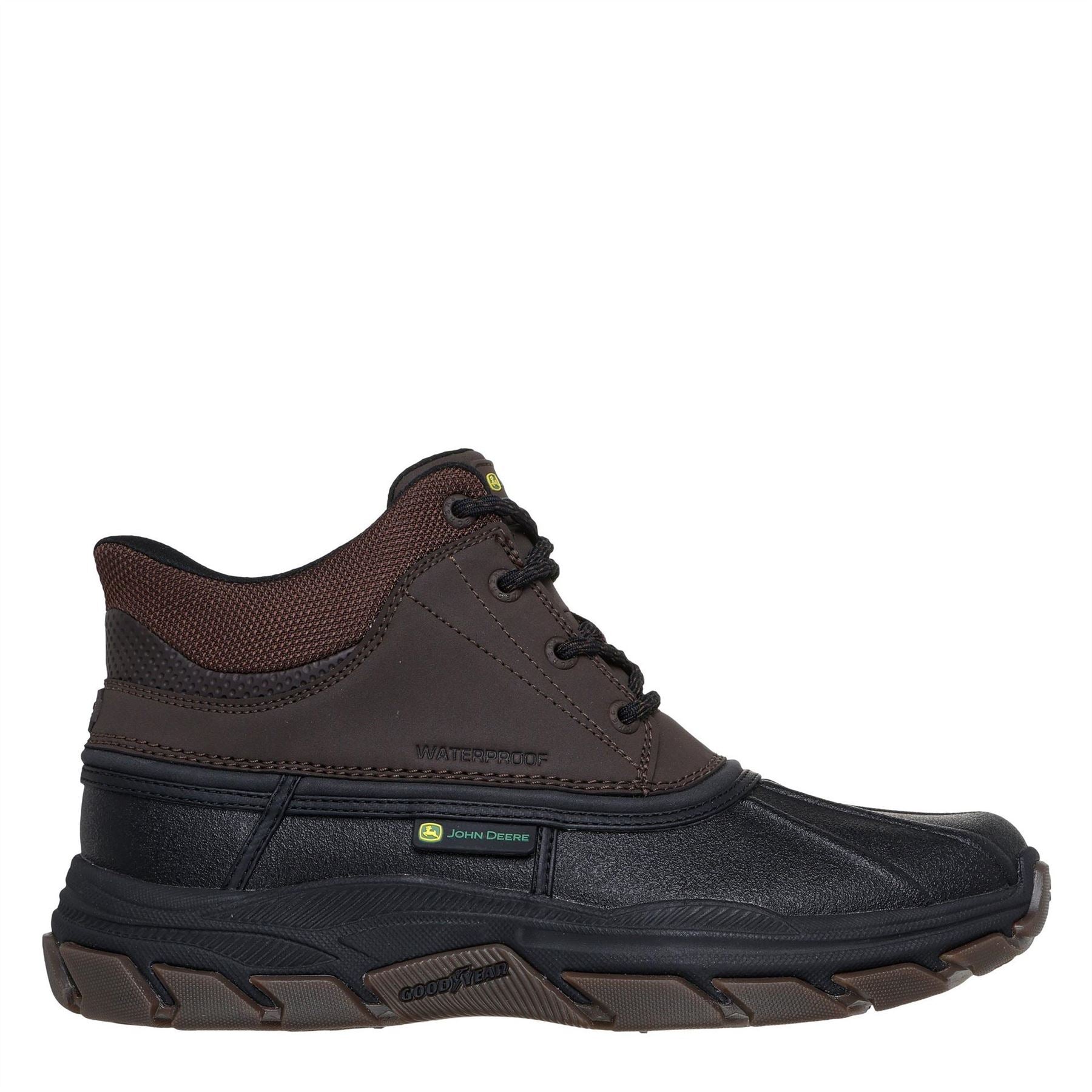 Skechers Mens Deere Slip Ins Mid Top Waterpr Hiking Boots
