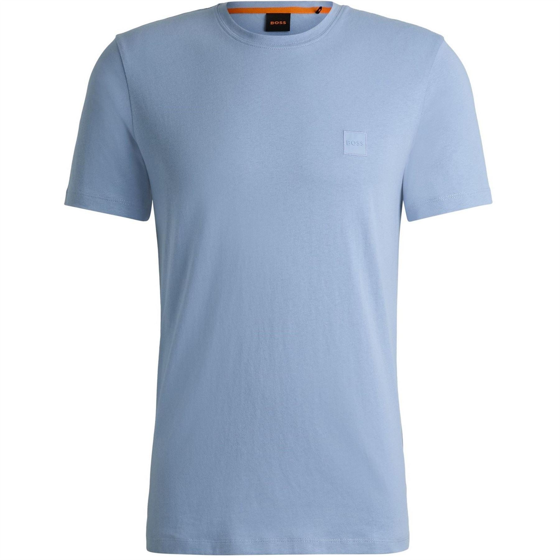 Boss BOSS ORANGE Tales T Shirt with Logo Patch Premium Cotton