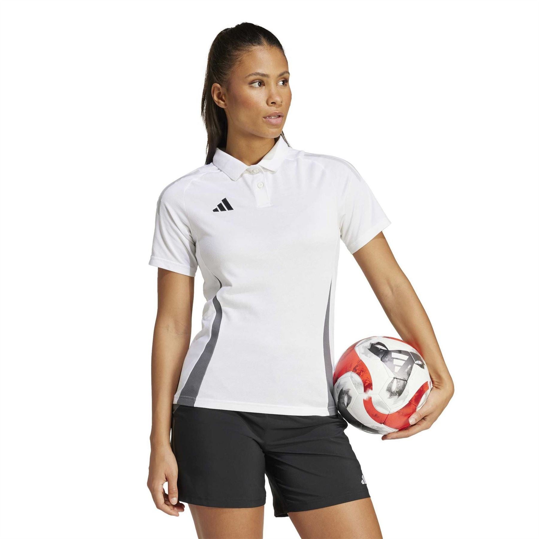 adidas Tiro24 Collared Neck Short Sleeve Polo Shirt