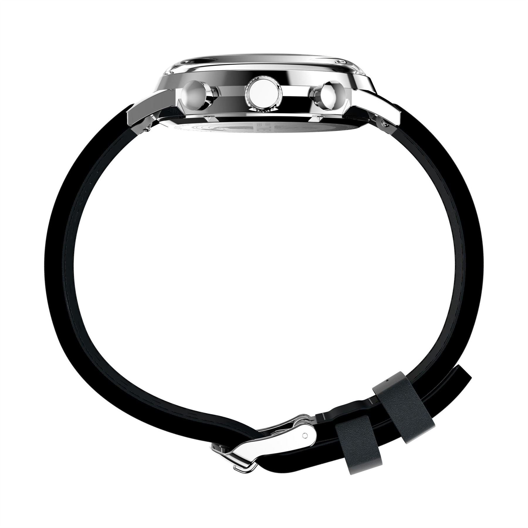 Timex Quartz Analogue Leather Strap Watch