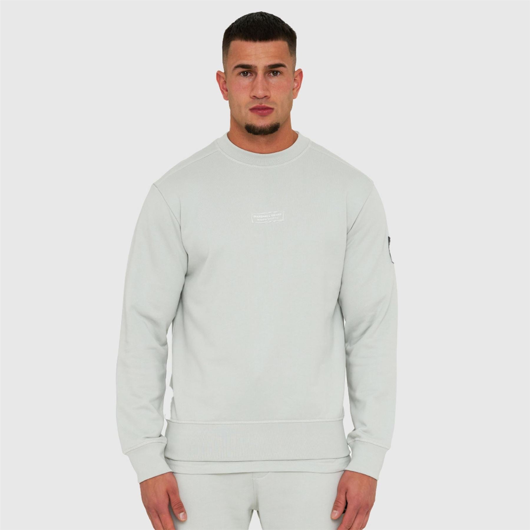 Marshall Artist Siren Crew Neck Ribbed Collar Long Sleeve Sweater