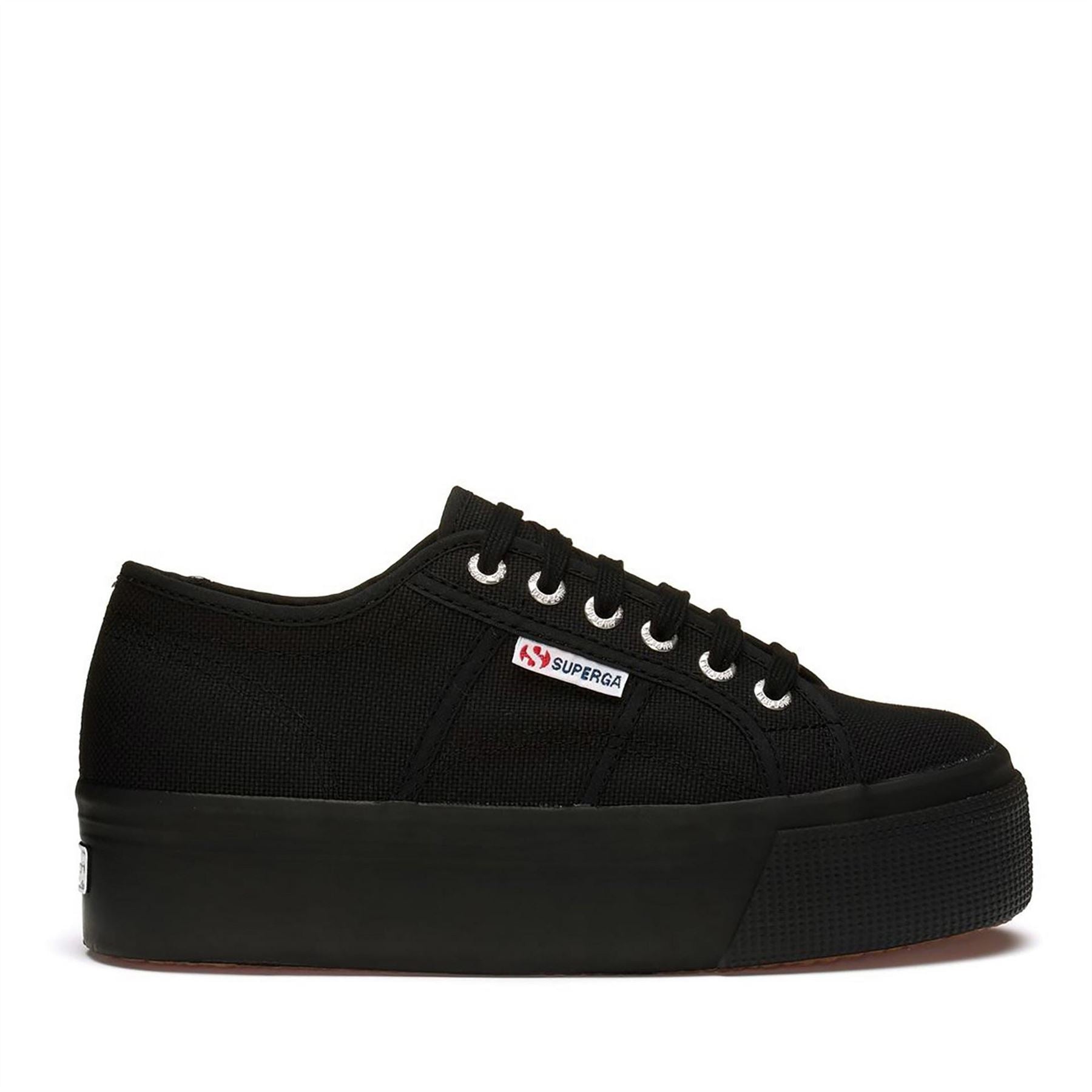 Superga 2790 Linea Canvas Low Top Platform Sneakers