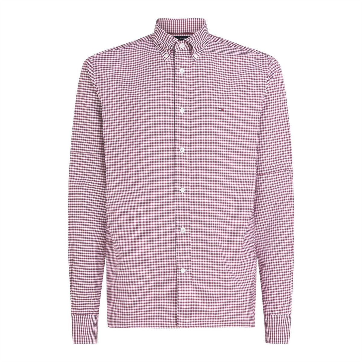 Tommy Hilfiger Oxford Gingham Cotton Long Sleeve Shirt