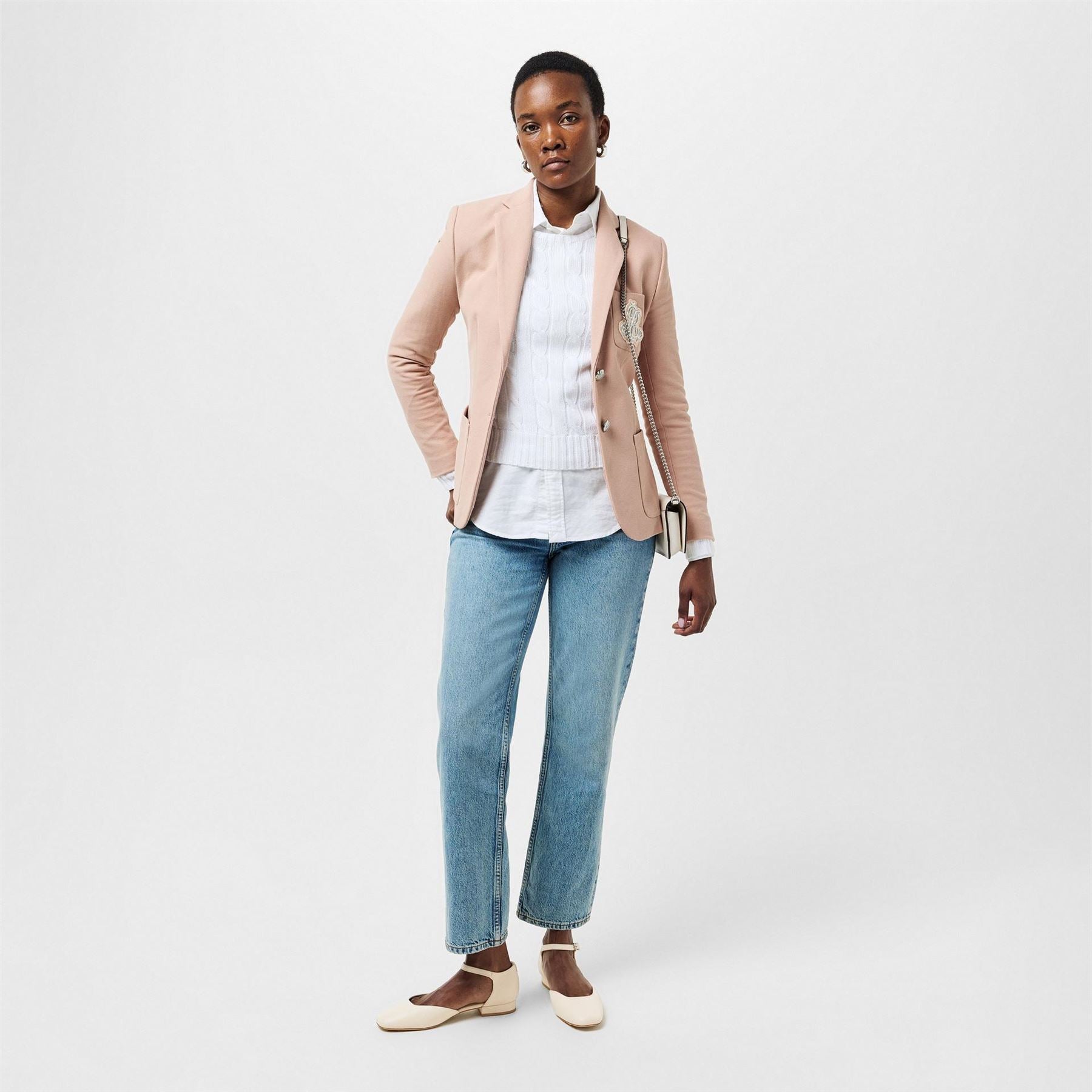 Lauren by Ralph Lauren Real Leather Emellie Ballet Pumps